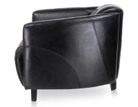 Fauteuil club cuir noir Fauteuil club cuir noir