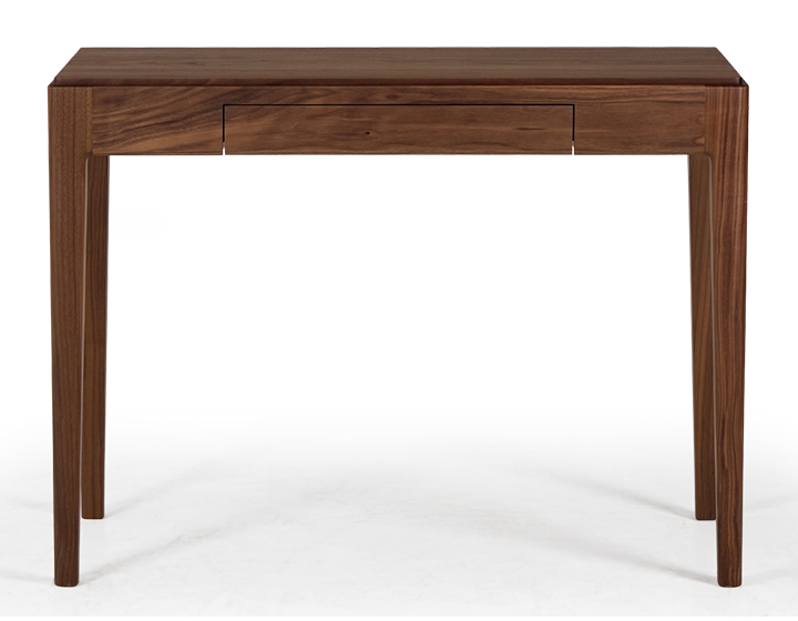 Bureau design en noyer teinte naturelle L100 cm Bureau design en noyer teinte naturelle L100 cm