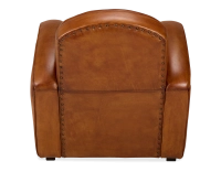 Fauteuil club cuir marron clair Fauteuil club cuir marron clair