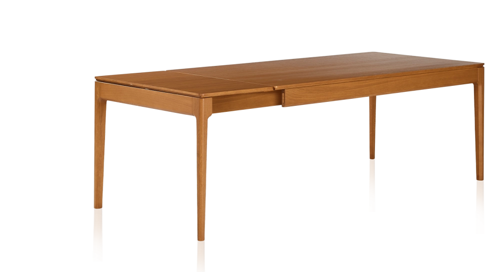 Table extensible en chêne 8 à 12 personnes avec plateau et allonges bois teinte merisier 180x100 cm Table extensible en chêne 8 à 12 personnes avec plateau et allonges bois teinte merisier 180x100 cm