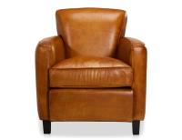 Leather club armchair cognac Leather club armchair cognac