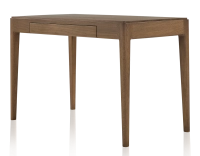 Bureau design en chêne teinte noyer L120 cm Bureau design en chêne teinte noyer L120 cm