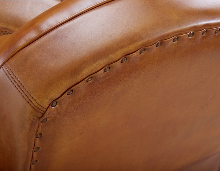 Fauteuil club cuir cognac Fauteuil club cuir cognac