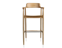 Bar stool h80 cm natural wood stain Bar stool h80 cm natural wood stain