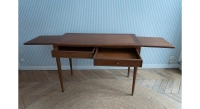 Bureau ancien style Louis XVI plateau bois l110 cm Bureau ancien style Louis XVI plateau bois l110 cm