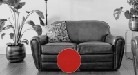 2 seater leather club sofa red piped armrests 2 seater leather club sofa red piped armrests