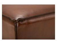 Pouf cuir marron vintage Pouf cuir marron vintage