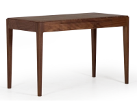 Bureau design en noyer teinte naturelle L120 cm Bureau design en noyer teinte naturelle L120 cm