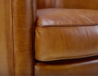 Fauteuil club cuir cognac Fauteuil club cuir cognac
