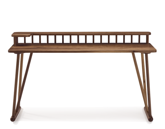 Bureau design en noyer l100 cm