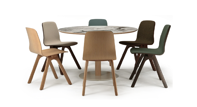 Table salle à manger ronde en chêne et céramique 6 personnes avec bois teinte naturelle et plateau céramique effet marbre blanc m3 120x120 Table salle à manger ronde en chêne et céramique 6 personnes avec bois teinte naturelle et plateau céramique effet marbre blanc m3 120x120