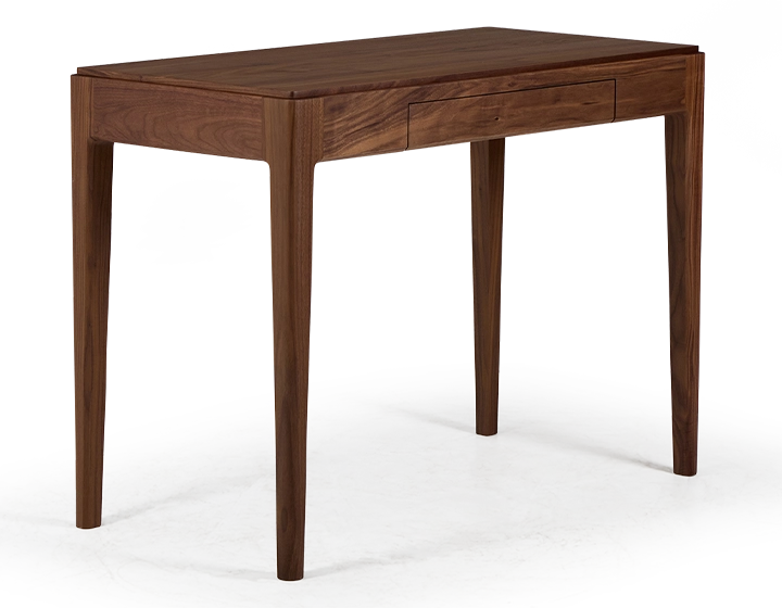 Bureau design en noyer teinte naturelle L100 cm Bureau design en noyer teinte naturelle L100 cm