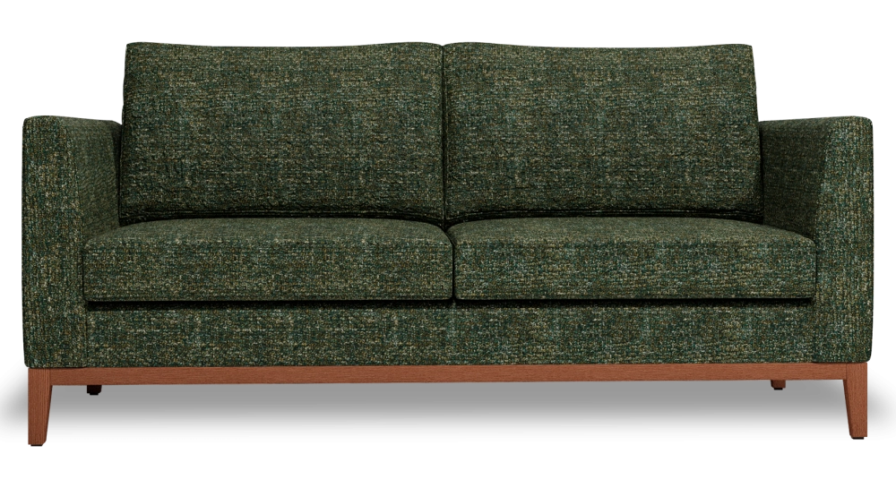 2.5-seater sofa design green mottled fabric 2.5-seater sofa design green mottled fabric