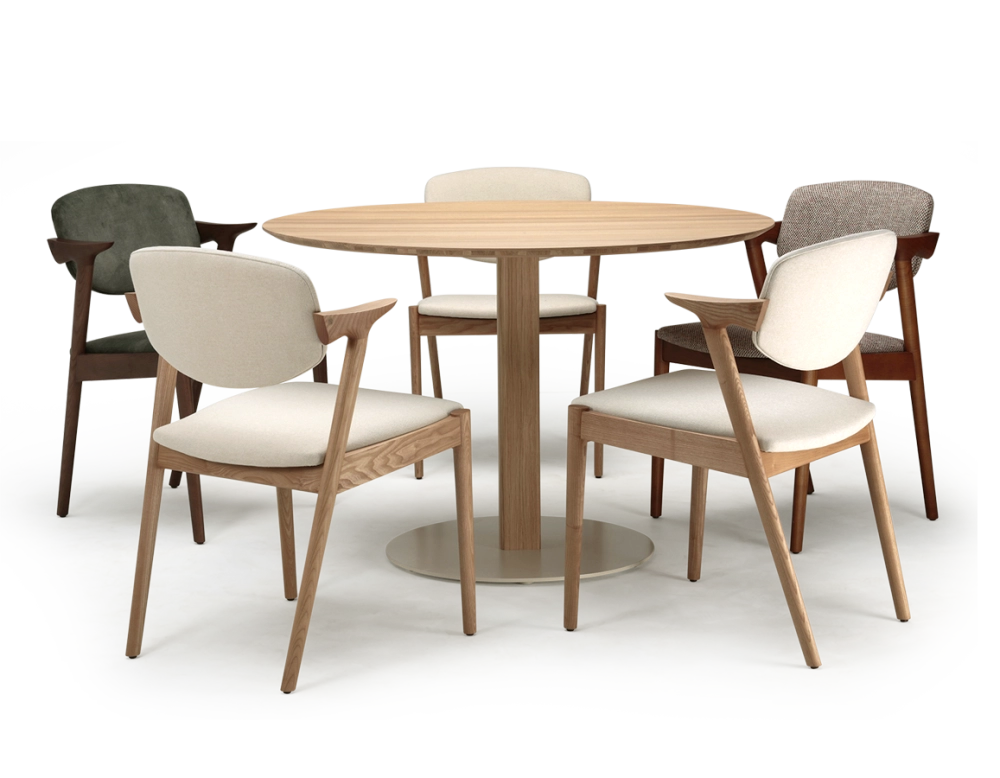Scandinavian chair walnut-stained wood with forest green velvet seat. Scandinavian chair walnut-stained wood with forest green velvet seat.