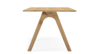 Oak dining table for 6 people natural tint wooden top 140x100cm Oak dining table for 6 people natural tint wooden top 140x100cm