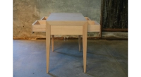 Scandinavian desk black shade L120 cm
