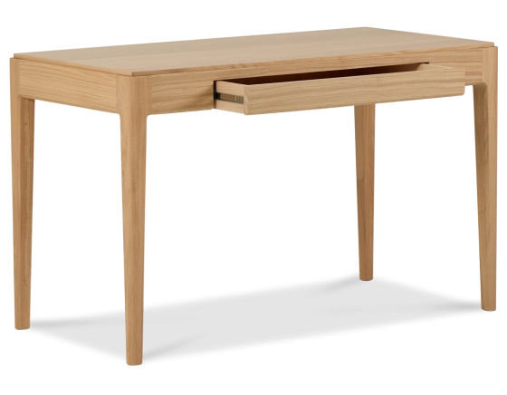 Bureau design en chêne teinte naturelle L120 cm