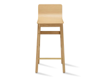 Tabouret de bar en chêne H60 cm bois teinte naturelle Tabouret de bar en chêne H60 cm bois teinte naturelle
