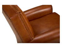 Fauteuil club cuir marron clair Fauteuil club cuir marron clair