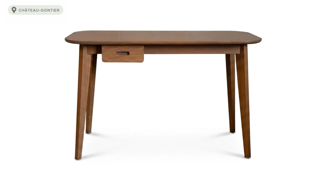 SUPER PARENT Scandinavian desk teinte noyer L120 cm