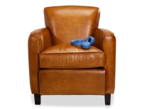Leather club armchair cognac Leather club armchair cognac