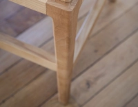 H45 cm design stool natural wood stain wooden seat H45 cm design stool natural wood stain wooden seat