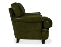 Leather club armchair olive green Leather club armchair olive green