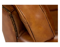 Fauteuil club cuir marron clair Fauteuil club cuir marron clair