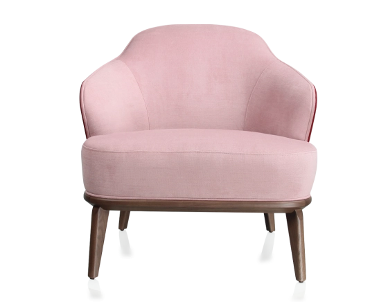 Fauteuil design tissu vieux rose et bordeaux 210x90 cm