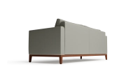 3-seater sofa design pearl grey leather 3-seater sofa design pearl grey leather