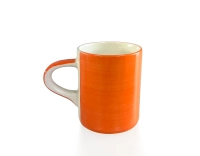 Tasse à café en céramique orange unie Tasse à café en céramique orange unie