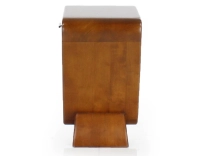 Table de chevet art déco bois teinte merisier Table de chevet art déco bois teinte merisier
