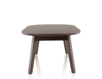 Table basse ovale en chêne et céramique avec bois teinte marron foncé plateau céramique brun oxydé 100x60 cm Table basse ovale en chêne et céramique avec bois teinte marron foncé plateau céramique brun oxydé 100x60 cm