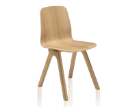 Chaise design en chêne teinte de bois naturelle Chaise design en chêne teinte de bois naturelle