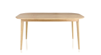 Table salle à manger 6 personnes en chêne teinte naturelle 140x90 cm Table salle à manger 6 personnes en chêne teinte naturelle 140x90 cm