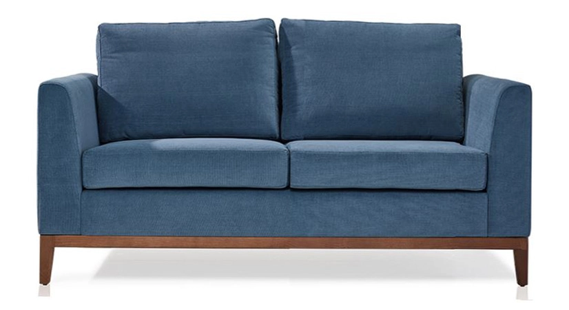 Canapé design 2,5 places tissu bleu jean Canapé design 2,5 places tissu bleu jean