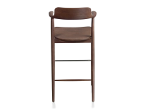 Tabouret de bar h80 cm bois teinte noyer Tabouret de bar h80 cm bois teinte noyer
