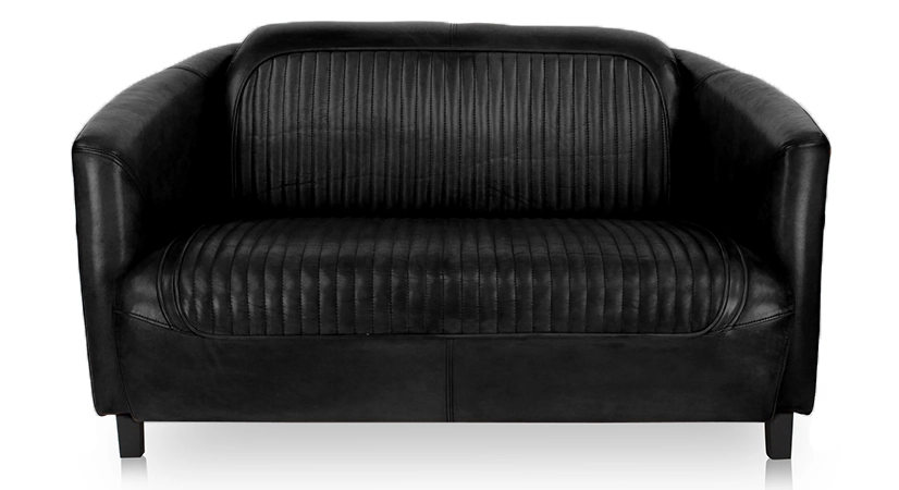 2 seater leather club sofa black 2 seater leather club sofa black