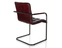Fauteuil de bureau cuir rouge carmin Fauteuil de bureau cuir rouge carmin
