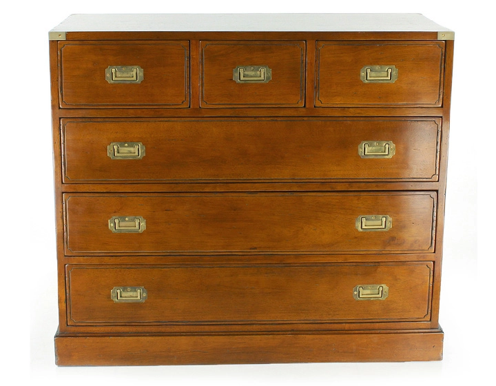 Commode marine grand modèle bois teinte merisier Commode marine grand modèle bois teinte merisier