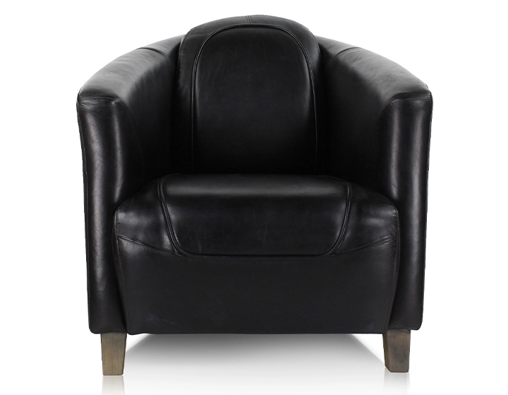 Fauteuil club cuir noir Fauteuil club cuir noir