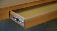 Bureau design en chêne teinte naturelle L150 cm