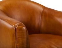 Leather club armchair cognac Leather club armchair cognac