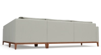 Canapé d'angle 6 places avec angle droit plus long cuir gris perle (2g - a - 3d) Canapé d'angle 6 places avec angle droit plus long cuir gris perle (2g - a - 3d)