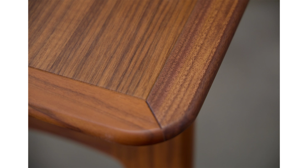 Console fixe en noyer teinte naturelle 100x40 cm Console fixe en noyer teinte naturelle 100x40 cm