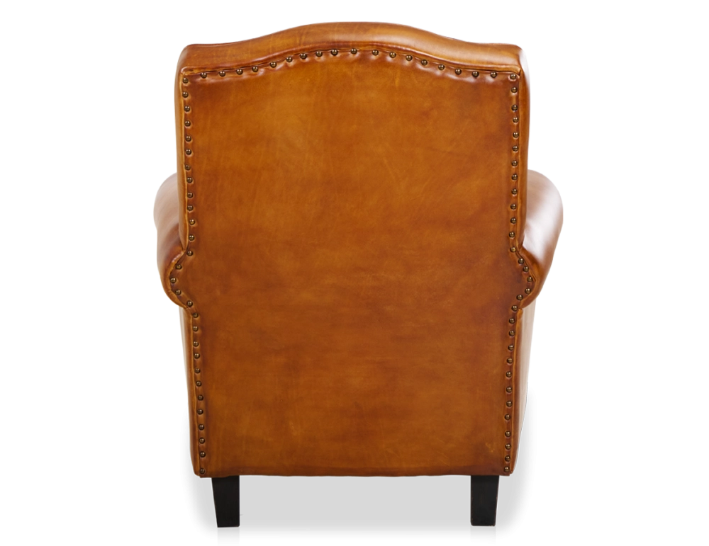 Fauteuil club cuir cognac Fauteuil club cuir cognac