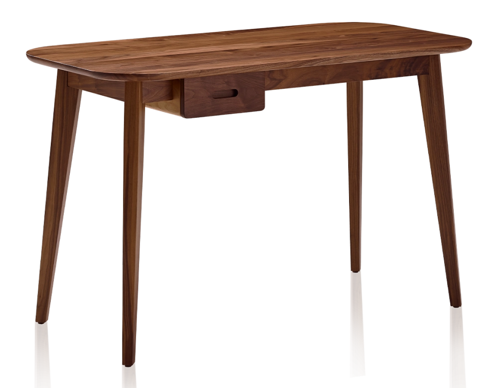 Scandinavian walnut desk natural tint L120 cm Scandinavian walnut desk natural tint L120 cm