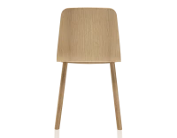 Chaise design en chêne teinte de bois naturelle