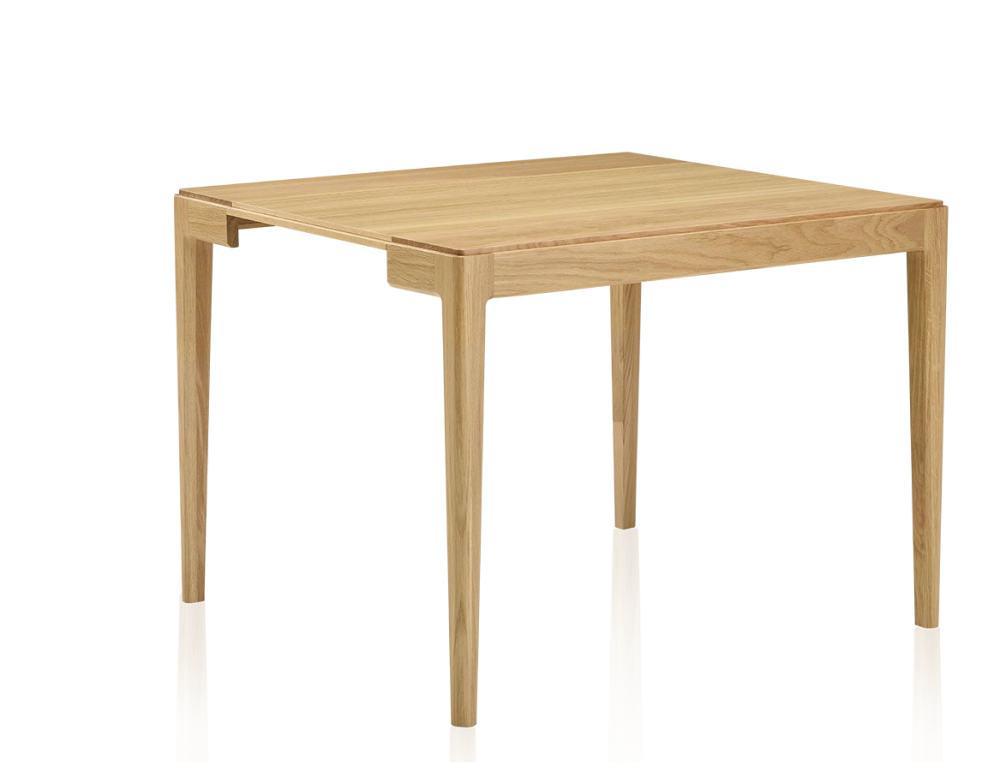 Console extensible en chêne avec 2 allonges teinte naturelle 100x50 cm Console extensible en chêne avec 2 allonges teinte naturelle 100x50 cm