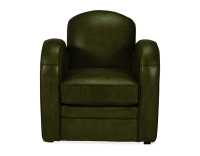 Fauteuil club cuir vert olive Fauteuil club cuir vert olive